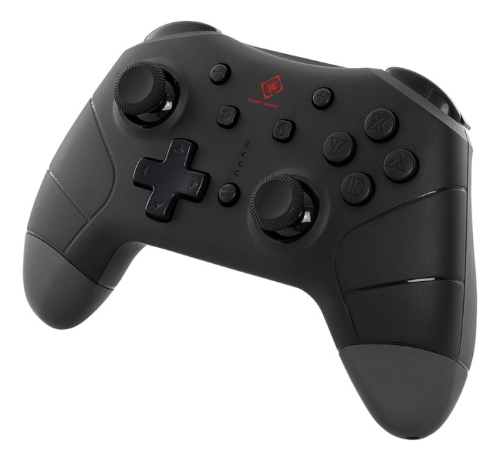 DELTACO GAMING Nintendo switch bluetooth controller, black i gruppen Elektronikk / TV-spill & tilbehør / Nintendo Switch / Tilbehør hos TP E-commerce Nordic AB (38-93313)