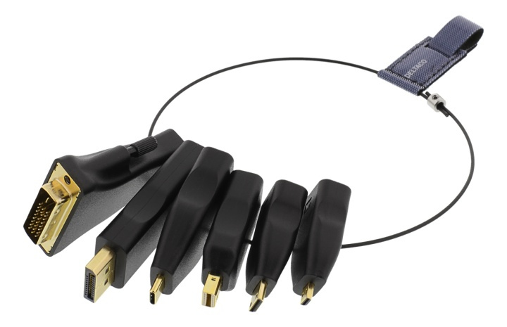 DELTACO OFFICE HDMI-adapterring: mDP, DP, USB-C, DVI, HDMI mini/micro, i gruppen Elektronikk / Kabler og adaptere / HDMI / Adaptere hos TP E-commerce Nordic AB (38-93332)