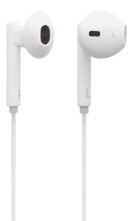 Streetz in-ear Lightning-hodesett, MFi, volumkontroll, fjernkontroll, hvit i gruppen Elektronikk / Lyd & Bilde / Hodetelefoner & Tilbehør / Hodetelefoner hos TP E-commerce Nordic AB (38-93333)