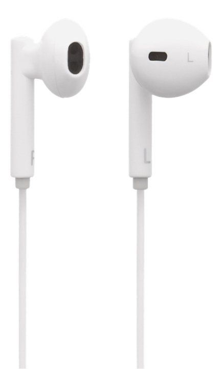 STREETZ in-ear Lightning headset, MFi, volume control, remote, white i gruppen Elektronikk / Lyd & Bilde / Hodetelefoner & Tilbehør / Hodetelefoner hos TP E-commerce Nordic AB (38-93333)