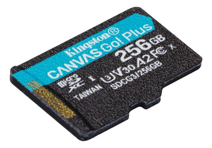 Kingston 256 GB microSDXC Canvas Go Plus 170R A2 U3 V30 uten adapter i gruppen Elektronikk / Lagringsmedia / Minnekort / MicroSD/HC/XC hos TP E-commerce Nordic AB (38-93406)