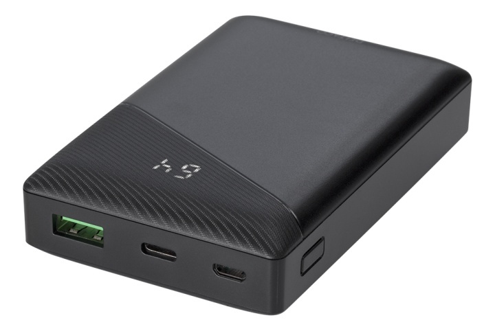 DELTACO strømbank 10 000 mAh, 1x USB-C PD, 1x USB-A hurtiglading i gruppen SMARTTELEFON & NETTBRETT / Ladere og Kabler / Powerbanks hos TP E-commerce Nordic AB (38-93495)