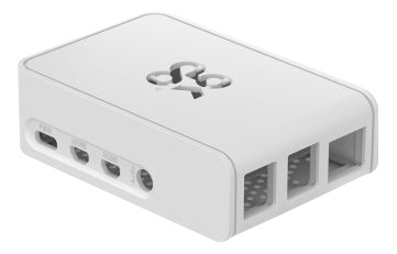OKdo Raspberry Pi 4 skyvetui, 2-delt design, hvit i gruppen Datautstyr / PC-Komponenter / Raspberry Pi hos TP E-commerce Nordic AB (38-93509)