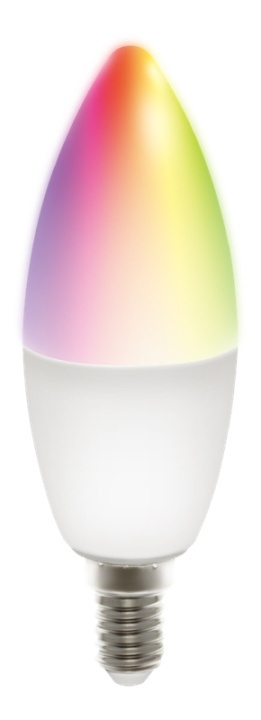 DELTACO Smart Home LED-lampe, RGB, E14 (SH-LE14RGB) i gruppen Elektronikk / Lys / LED-lys hos TP E-commerce Nordic AB (38-93546)