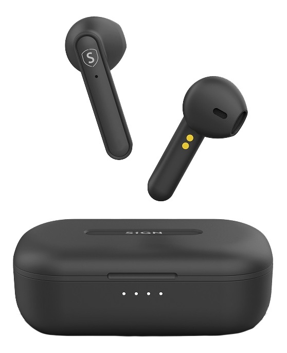 SiGN Freedom wireless in-ear buds, black i gruppen Elektronikk / Lyd & Bilde / Hodetelefoner & Tilbehør / Hodetelefoner hos TP E-commerce Nordic AB (38-93571)