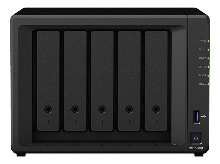 Synology DiskStation DS1520+ i gruppen Datautstyr / Datamaskin Tilbehør / Harddisk kabinetter / 3,5 hos TP E-commerce Nordic AB (38-93589)