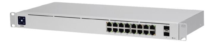 Ubiquiti UniFi 16-ports Gigabit-svitsj med PoE og SFP i gruppen Datautstyr / Kabler og adaptere / HDMI/VGA/DVI-switcher hos TP E-commerce Nordic AB (38-93638)