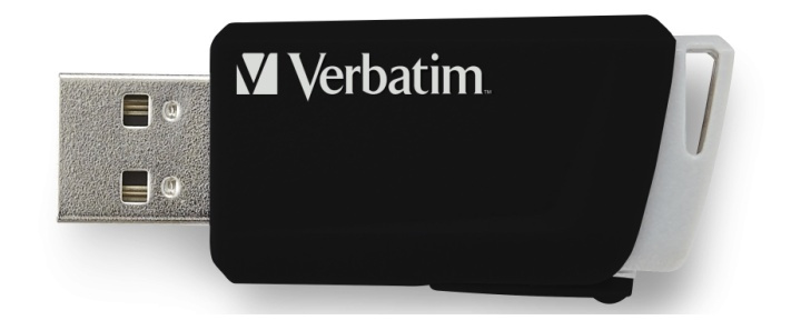 Verbatim Store N Click USB 3.0 32 GB, svart i gruppen Elektronikk / Lagringsmedia / USB-Pinner / USB 3.0 hos TP E-commerce Nordic AB (38-93666)