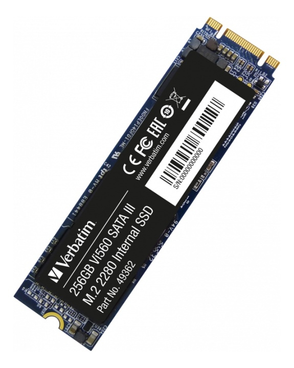 Verbatim Vi560 S3 M.2 SSD 256GB i gruppen Datautstyr / PC-Komponenter / Harddisker / SSD hos TP E-commerce Nordic AB (38-93668)