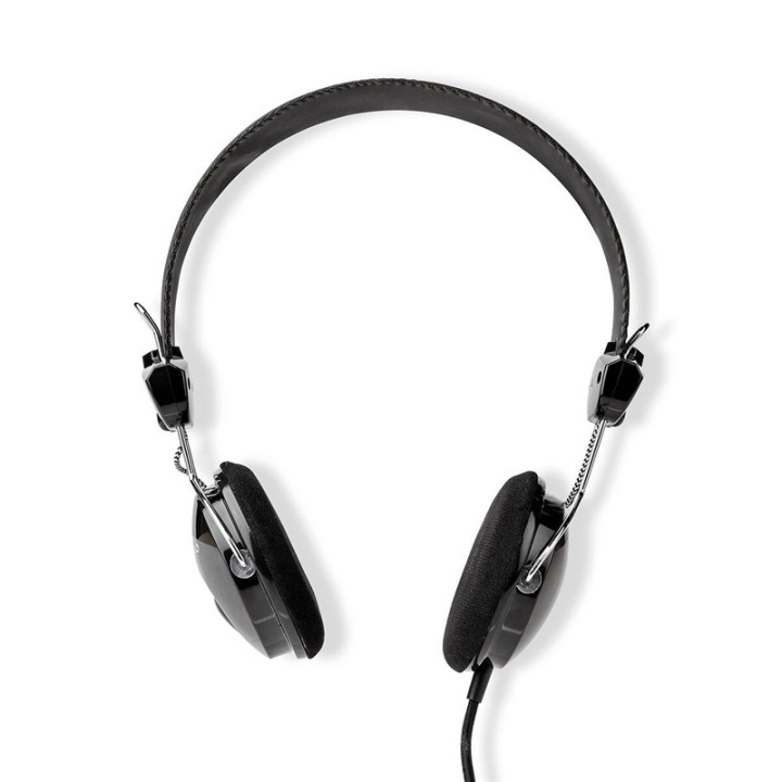 Nedis On-Ear hodetelefoner med kabel | 3.5 mm | Kabellengde: 1.10 m | Sort i gruppen Elektronikk / Lyd & Bilde / Hodetelefoner & Tilbehør / Hodetelefoner hos TP E-commerce Nordic AB (38-93742)