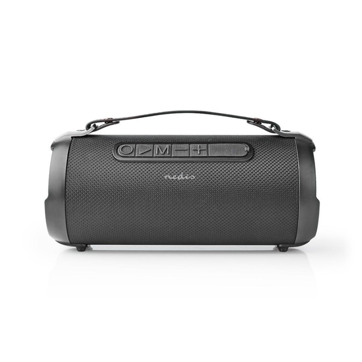 Bluetooth® Party Boombox | 6 timer | 1.0 | 24 W | Media avspilling: AUX / Micro SD / USB | IPX5 | Linkable | Bære håndtak | Sort i gruppen Elektronikk / Lyd & Bilde / Høyttalere & tilbehør / Bluetooth-høyttalere / Bærbare høyttalere hos TP E-commerce Nordic AB (38-93751)