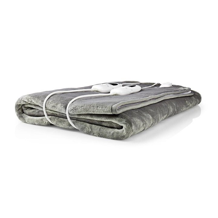 Nedis Elektrisk Teppe | Underblanket | 2 Personer | 160 x 140 cm | 9 Varmeinnstillinger | Vaskbar | Overopphetings vern | Digital regulator | Fleece / Polyester i gruppen HELSE OG SKJØNNHET / Massasje og velvære / Varmetepper hos TP E-commerce Nordic AB (38-93886)