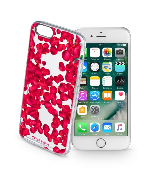 CellularLine Roses, TPU-skall til iPhone 6/6S i gruppen SMARTTELEFON & NETTBRETT / Mobilbeskyttelse / Apple / iPhone 6/6S / Deksel hos TP E-commerce Nordic AB (38-94004)