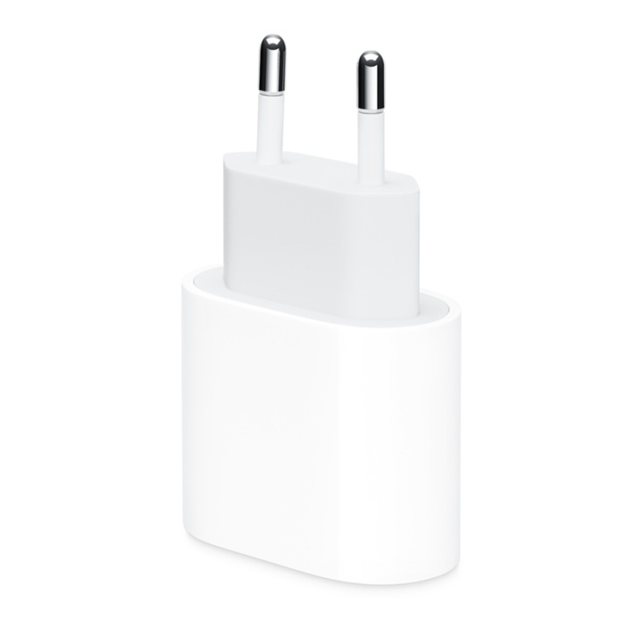 Apple (MHJE3ZM/A) USB-C, Strømadapter, Vegglader, 20W, Bulk, Hvit i gruppen SMARTTELEFON & NETTBRETT / Ladere og Kabler / Vegglader / Vegglader Type C hos TP E-commerce Nordic AB (38-94046)