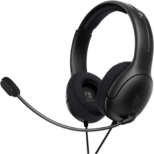Kablede hodetelefoner for Nintendo Switch, svart i gruppen Elektronikk / TV-spill & tilbehør / Nintendo Switch / Tilbehør hos TP E-commerce Nordic AB (38-94330)