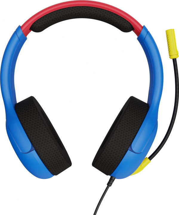 PDP Wired Headphones for Nintendo Switch - Mario Dash i gruppen Elektronikk / TV-spill & tilbehør / Nintendo Switch / Tilbehør hos TP E-commerce Nordic AB (38-94383)