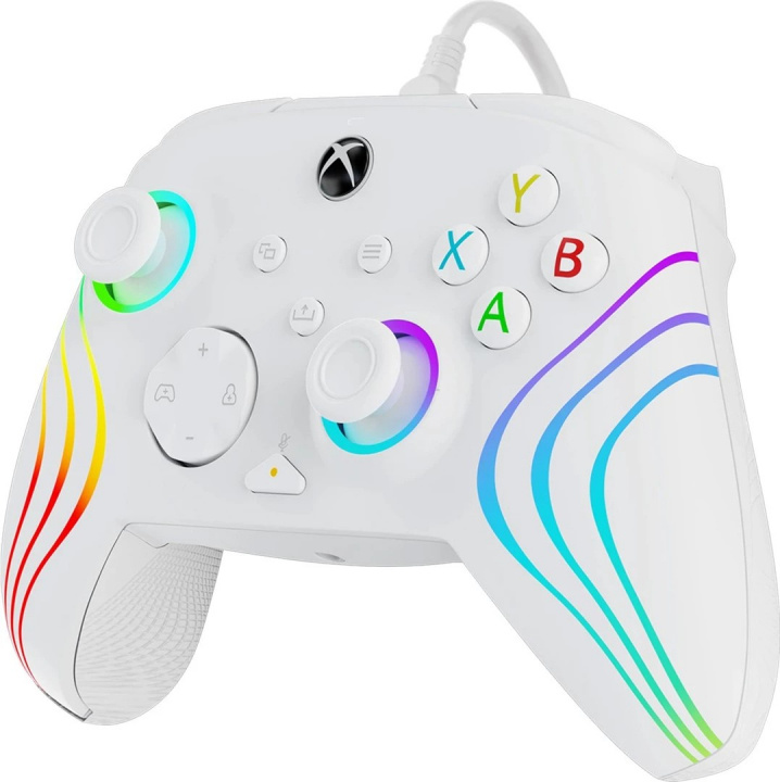 PDP Afterglow Wave kablet spillkontroller for Xbox og Windows 10/11 i gruppen Elektronikk / TV-spill & tilbehør / Xbox Series X / Tilbehør hos TP E-commerce Nordic AB (38-94548)