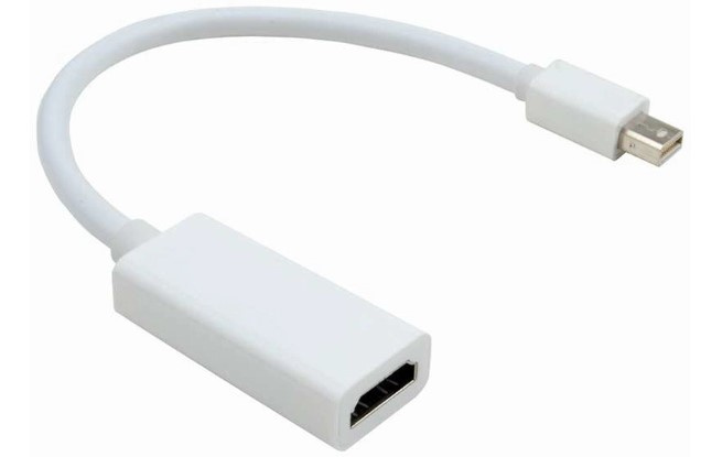 Mini DisplayPort till HDMI adapter, med ljud, 1080p upplösning, Vit i gruppen Elektronikk / Kabler og adaptere / HDMI / Adaptere hos TP E-commerce Nordic AB (38-94615)