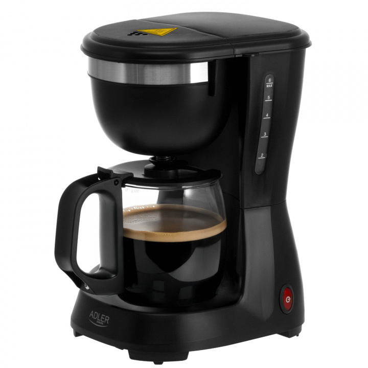 Adler AD 4381 svart Droppkaffebryggare 0,6 l i gruppen HJEM, HUS OG HAGE / Husholdningsapparater / Kaffe og espresso / Kaffetraktere hos TP E-commerce Nordic AB (38-94915)