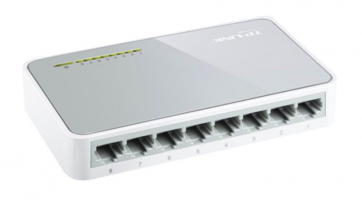 TP-Link TL SF1008D - Switch, 8 x 10/100 - Pre-owned, Klass A i gruppen Datautstyr / Nettverk / Switcher hos TP E-commerce Nordic AB (38-94980)