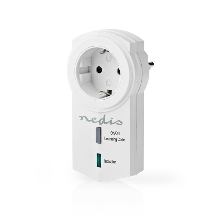 Nedis RF-Kontakt | Mesh / 433 MHz | IP20 | 3680 W | Jordet kontakt / Type F (CEE 7/7) | -10 - 40 °C | Hvit i gruppen HJEM, HUS OG HAGE / Smarthus / Smart plugs hos TP E-commerce Nordic AB (38-95076)