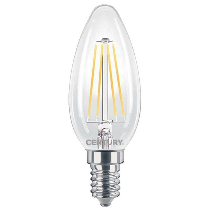 Century LED E14 Vintage Filament Lamp Candle 6 W 806 lm 2700 K i gruppen Elektronikk / Lys / LED-lys hos TP E-commerce Nordic AB (38-95177)