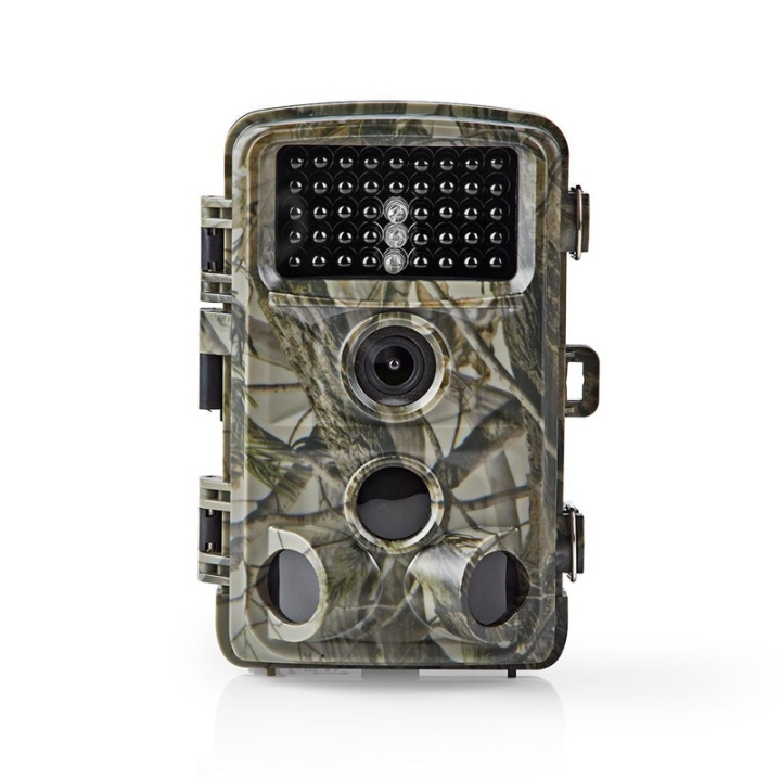 Nedis Wildlife Kamera | 1080p@30fps | 24.0 MPixel | 5 MPixel CMOS | IP66 | Svart No-Glow IR | Nattsyn | Betraktningsvinkel: 90 ° | Bevegelsessensor | Deteksjonsvinkel: 120 ° | Deteksjonsområde: 20.0 m | Skjermstørrelse: 2.4 