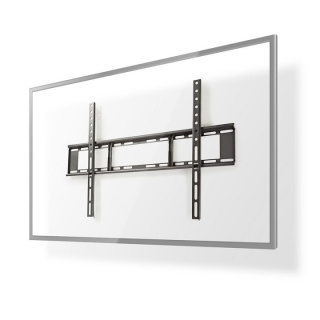 Nedis Fast TV Veggfeste | 37 - 70 " | Maximum skjerm vekt: 35 kg | Minimum vegg avstand: 23 mm | Stål | Sort