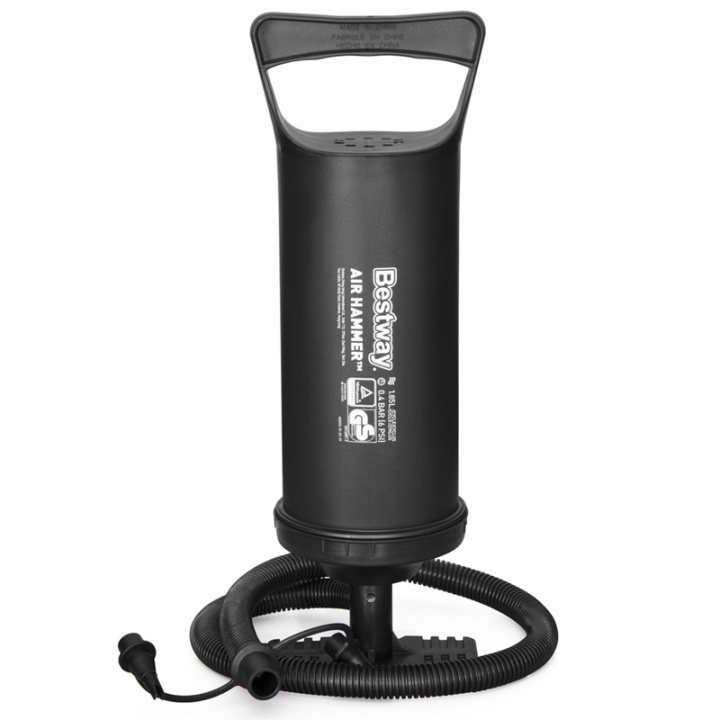 Bestway Air Pump Air Hammer 36cm - Dobbeltvirkende håndpumpe i gruppen SPORT, FRITID & HOBBY / Friluftsliv / Luftmadrasser og liggeunderlag hos TP E-commerce Nordic AB (38-95334)