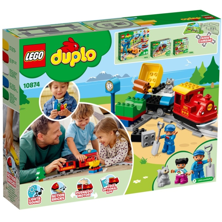 LEGO DUPLO Town - Ångtåg i gruppen LEKER, BARN OG BABY / Leker / Byggeleker / Lego hos TP E-commerce Nordic AB (38-95422)