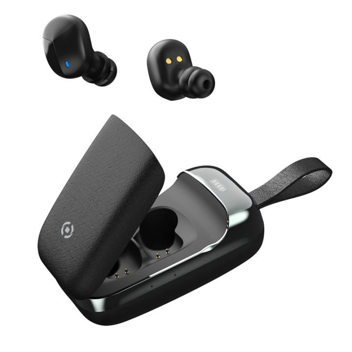 Celly Flip1 True Wireless Headset-ørepropper svart i gruppen Elektronikk / Lyd & Bilde / Hodetelefoner & Tilbehør / Hodetelefoner hos TP E-commerce Nordic AB (38-95481)