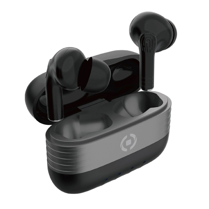 Celly Slim1 True Wireless Headset In-ear, Svart i gruppen Elektronikk / Lyd & Bilde / Hodetelefoner & Tilbehør / Hodetelefoner hos TP E-commerce Nordic AB (38-95488)