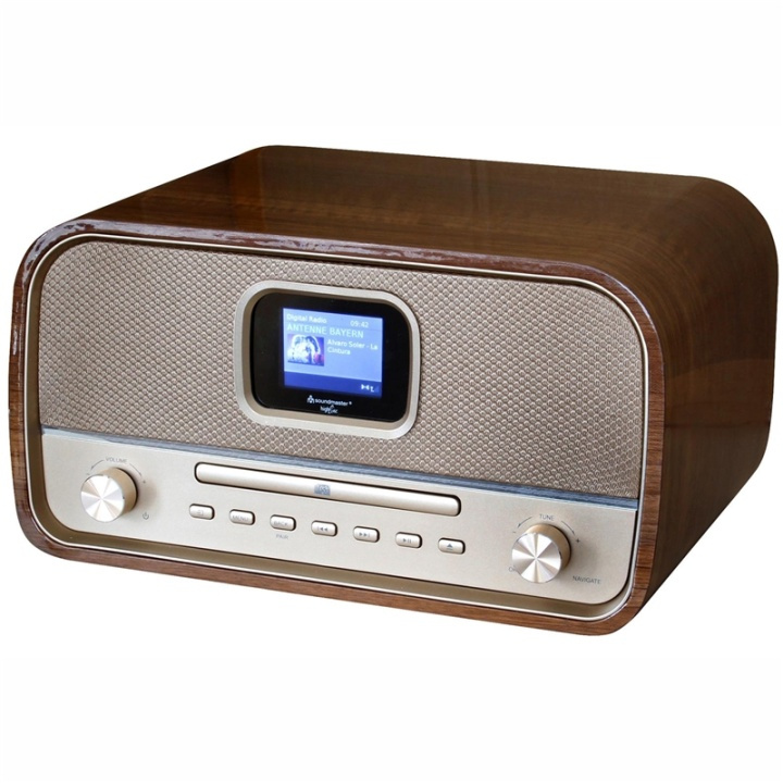Soundmaster Stereo BT/CD/USB og radio i gruppen Elektronikk / Lyd & Bilde / Hjemmekino, HiFi og bærbar / Radio & Vekkerklokker / Radio hos TP E-commerce Nordic AB (38-95490)