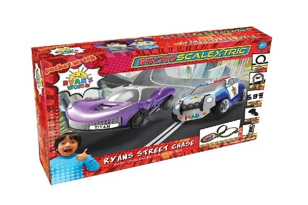 Bilbana Micro Scalextric Ryans World Street Chase i gruppen LEKER, BARN OG BABY / Radiostyrt / Bilbaner / Baner hos TP E-commerce Nordic AB (38-95506)