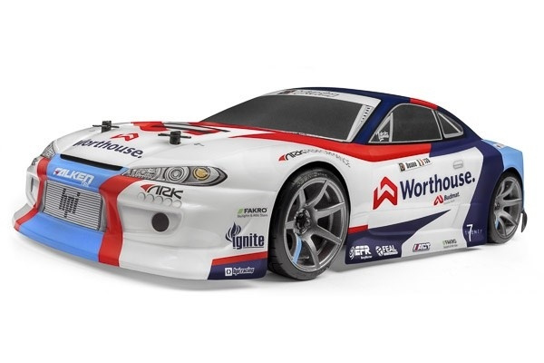 HPI RS4 Sport 3 Drift Worthouse James Dean Nissan S15 1:10 Electric Onroad i gruppen LEKER, BARN OG BABY / Radiostyrt / Radiostyrte biler hos TP E-commerce Nordic AB (38-95542)