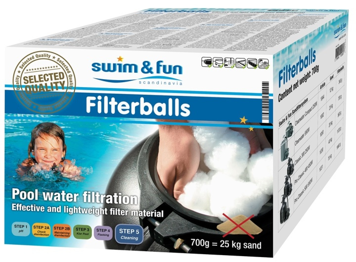 Filterballs 700 gr. i gruppen HJEM, HUS OG HAGE / Hageprodukter / Basseng og tilbehør / Filter og tilbehør hos TP E-commerce Nordic AB (38-95627)