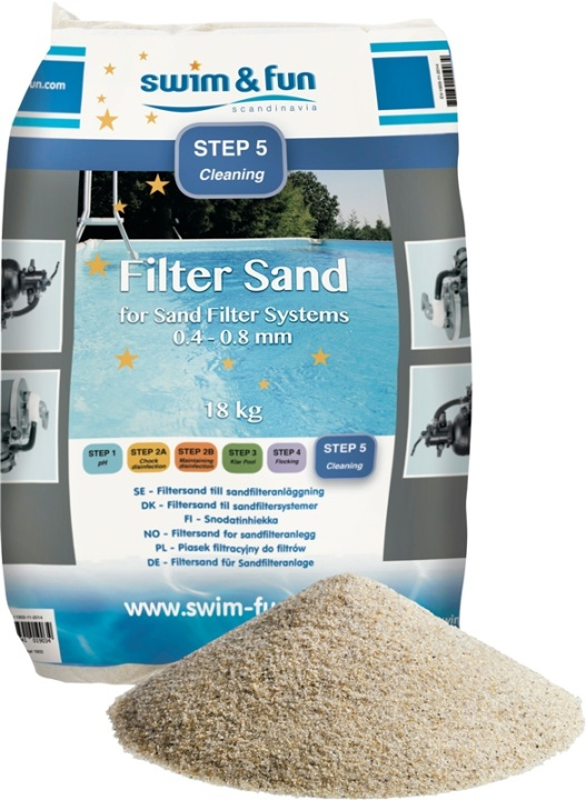 Filtersand 18 kg i gruppen HJEM, HUS OG HAGE / Hageprodukter / Basseng og tilbehør / Filter og tilbehør hos TP E-commerce Nordic AB (38-95632)