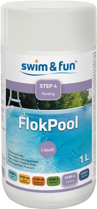 FlokPool 1 liter i gruppen HJEM, HUS OG HAGE / Hageprodukter / Basseng og tilbehør / Bassengkemikalier hos TP E-commerce Nordic AB (38-95635)