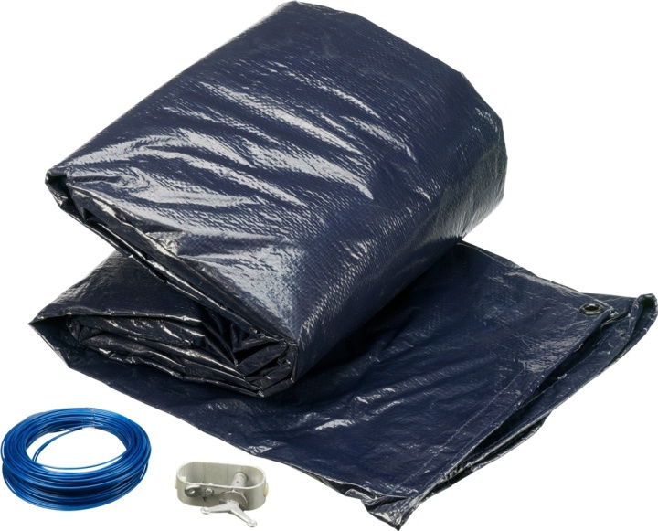 Poolcover Vinter med wirelås 7.30 x 3.75 m i gruppen HJEM, HUS OG HAGE / Hageprodukter / Basseng og tilbehør / Bassengovertrekk hos TP E-commerce Nordic AB (38-95703)