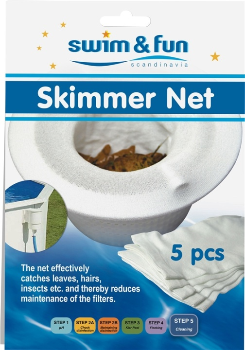 Skimmer Net 5 pcs i gruppen HJEM, HUS OG HAGE / Hageprodukter / Basseng og tilbehør / Poolskimmer hos TP E-commerce Nordic AB (38-95735)