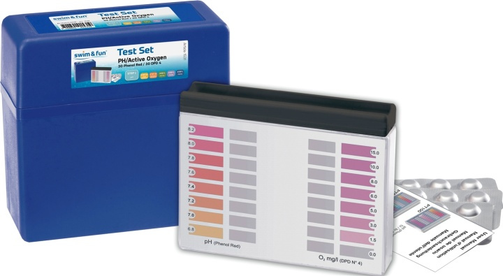 Testkit for PH/aktivt oksygen i gruppen HJEM, HUS OG HAGE / Hageprodukter / Basseng og tilbehør / Bassengkemikalier hos TP E-commerce Nordic AB (38-95762)