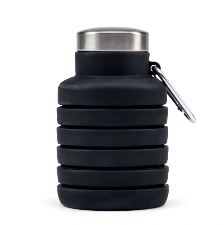Orrefors Hunting Vannflaske i silikon, svart, 500 ml i gruppen SPORT, FRITID & HOBBY / Friluftsliv / Termoser og flasker hos TP E-commerce Nordic AB (38-95821)