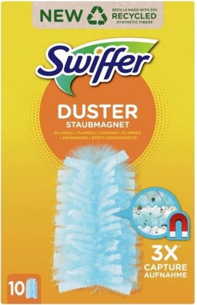 10-pakning med refiller til Swiffer Duster støvkoster i gruppen HJEM, HUS OG HAGE / Rengjøringsprodukter / Rengjøringstilbehør hos TP E-commerce Nordic AB (38-95884)