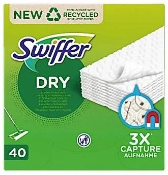 Swiffer Sweeper Refill-kluter 40 stk i gruppen HJEM, HUS OG HAGE / Rengjøringsprodukter / Rengjøringstilbehør hos TP E-commerce Nordic AB (38-95885)
