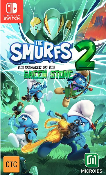 Smurfene 2: FANGEN AV DEN GRØNNE STEINEN (bryter) i gruppen Elektronikk / TV-spill & tilbehør / Nintendo Switch / Spel hos TP E-commerce Nordic AB (38-95947)