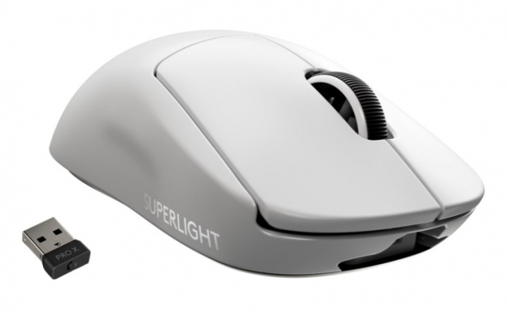 Logitech PRO X SUPERLIGHT trådløs spillmus, hvit i gruppen Datautstyr / Mus & Tastatur / Mus / Gaming hos TP E-commerce Nordic AB (38-95966)