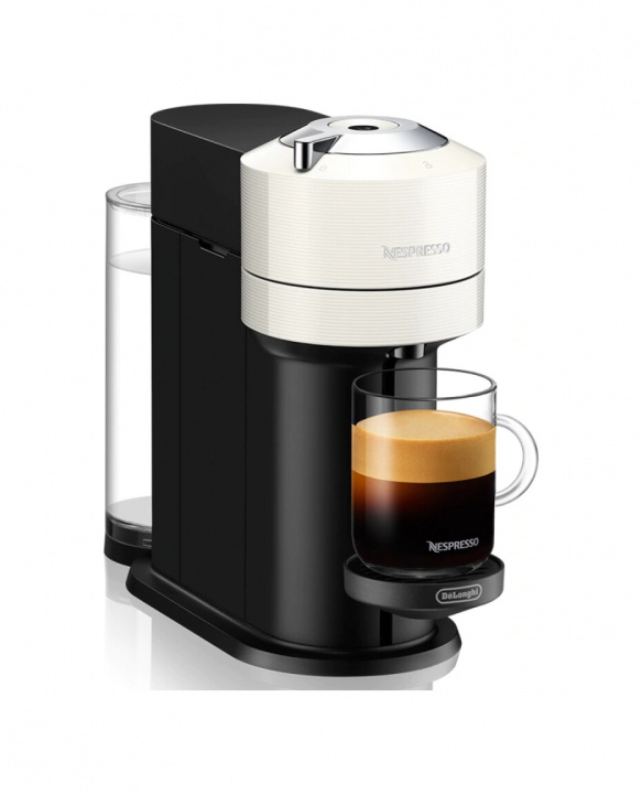 Nespresso Vertuo Next Kapselmaskin ENV120, Vit i gruppen HJEM, HUS OG HAGE / Husholdningsapparater / Kaffe og espresso / Espressomaskiner hos TP E-commerce Nordic AB (38-95970)