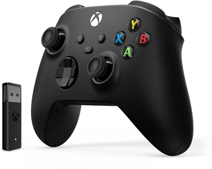 Microsoft Trådløs kontroller for Xbox med trådløs adapter for Windows 10, Sva i gruppen Elektronikk / TV-spill & tilbehør / Xbox One / Tilbehør hos TP E-commerce Nordic AB (38-96020)