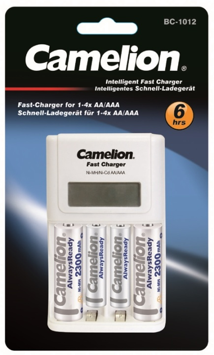Camelion BC-1012 Batteriladdare med batterier i gruppen Elektronikk / Batterier & Ladere / Batterier / AAA hos TP E-commerce Nordic AB (38-96028)