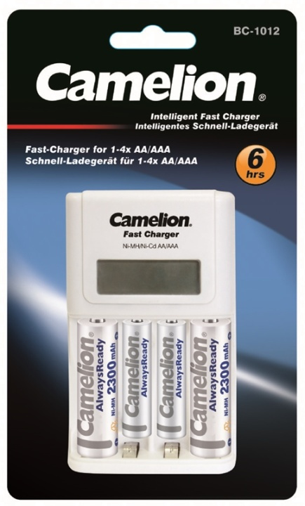 Camelion BC-1012 Batterilader med batterier i gruppen Elektronikk / Batterier & Ladere / Batterier / AAA hos TP E-commerce Nordic AB (38-96028)
